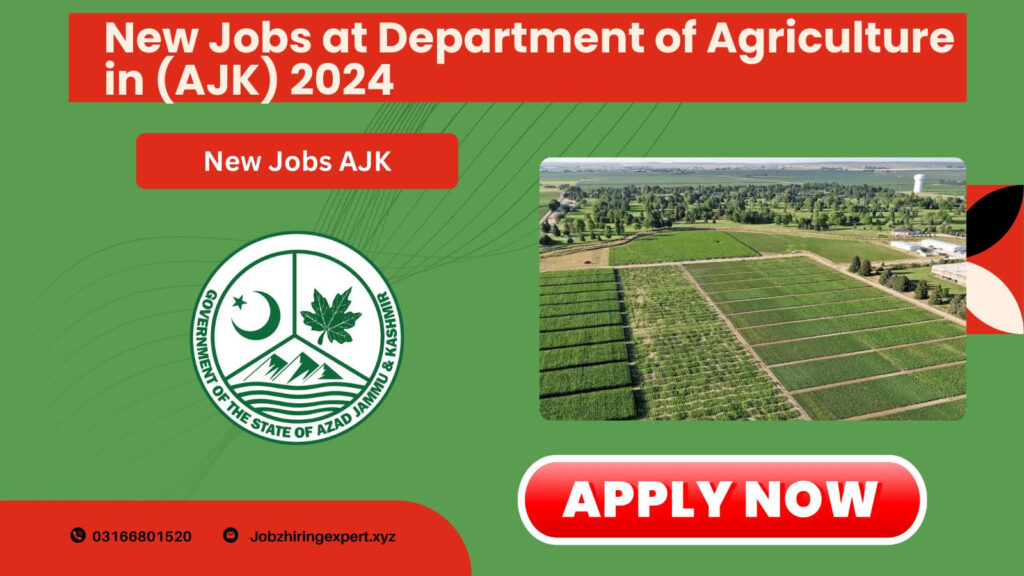 Jobs at Department of Agriculture in (AJK)