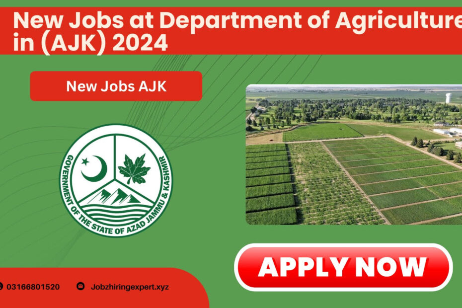 Jobs at Department of Agriculture in (AJK)